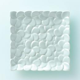 ジェンガラ　スクエアプレート(フランジパニ)3