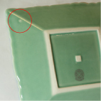 ジェンガラ　スクエアプレート(フランジパニ)4